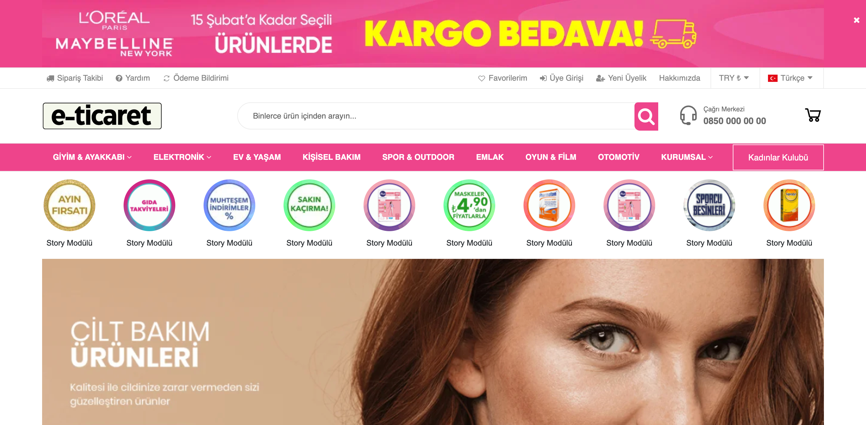 E-Ticaret Sitesi (Standart)